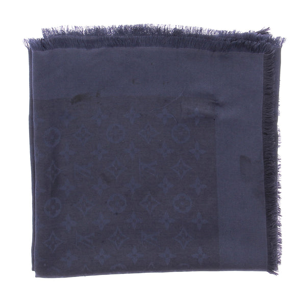 Foulard en mélange de laine et soie