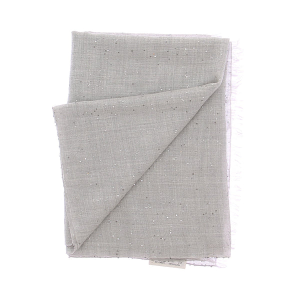 Foulard gris et strass