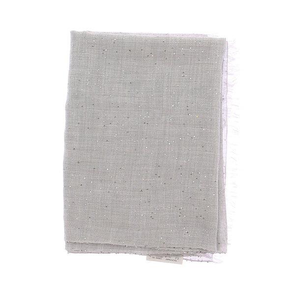 Foulard gris et strass