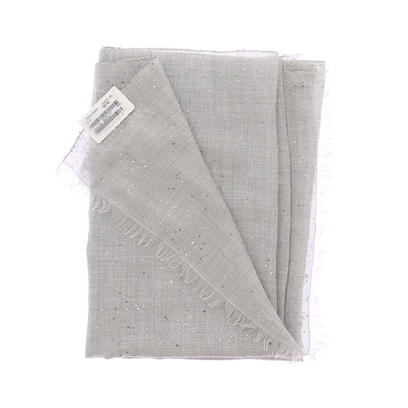 Foulard gris et strass
