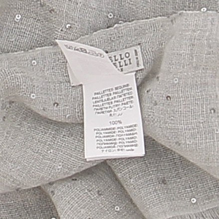 Foulard gris et strass