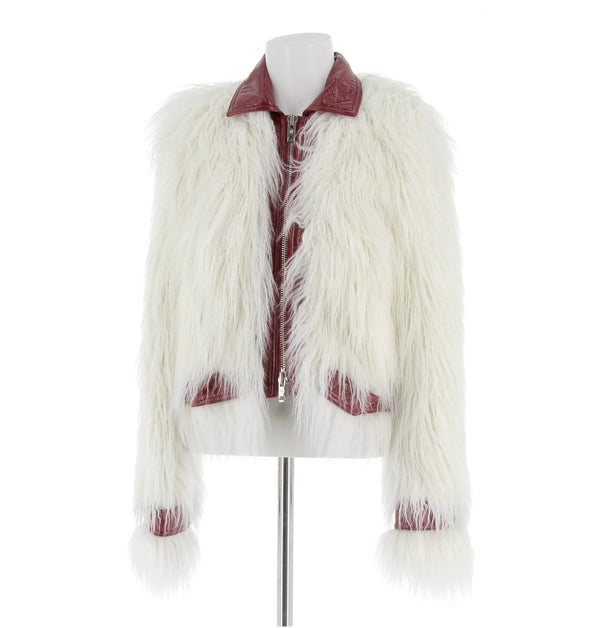 Veste bimatière
