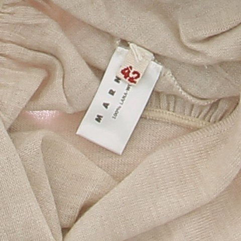 Gilet en laine beige