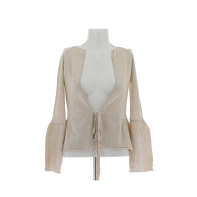 Gilet en laine beige