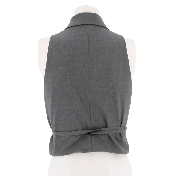 Gilet sans manches en laine