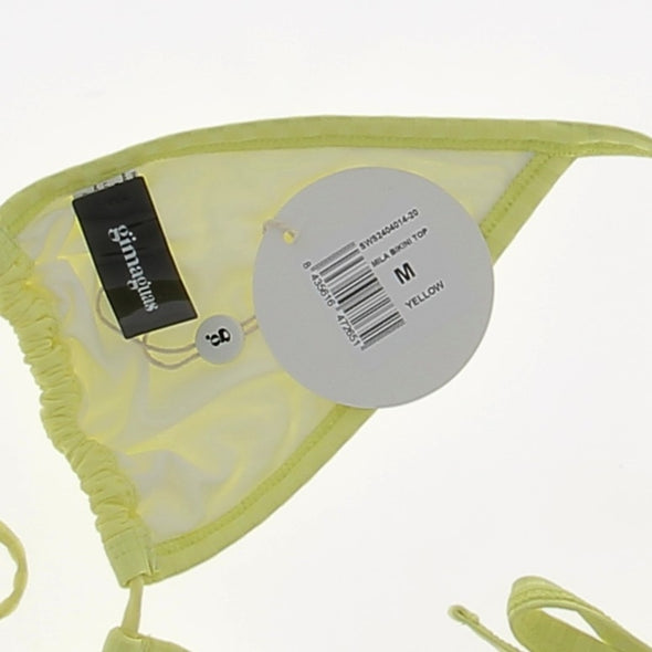 Maillot de bain deux pièces jaune
