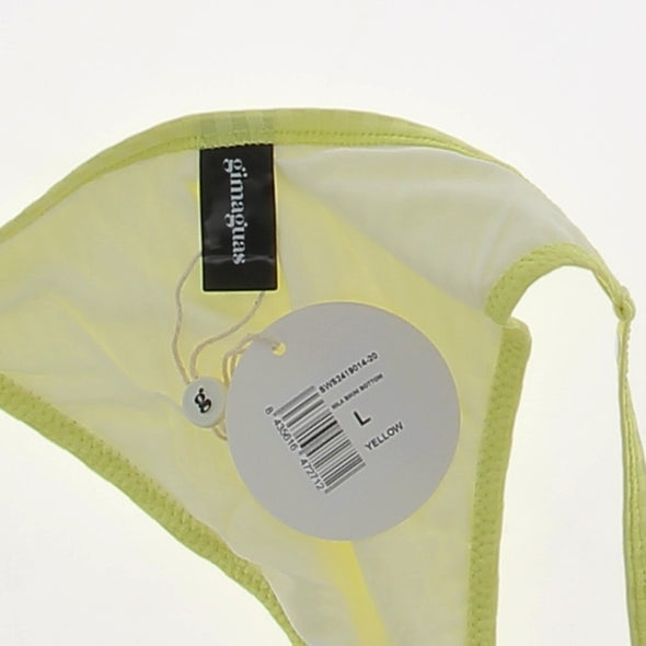 Maillot de bain deux pièces jaune