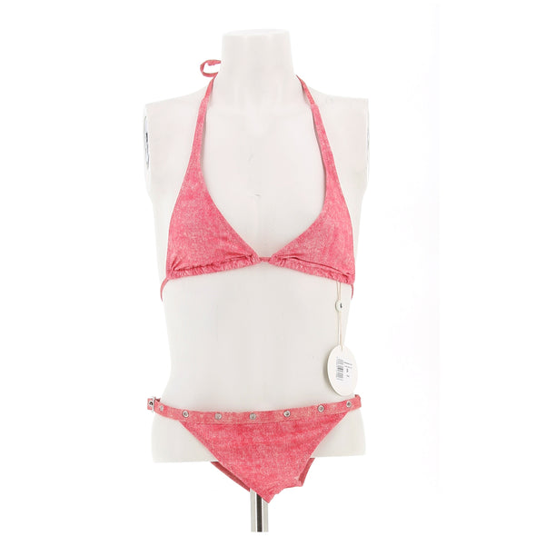 Maillot de bain deux pièces rose