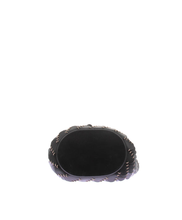 Cabas "Pacoio" en cuir noir