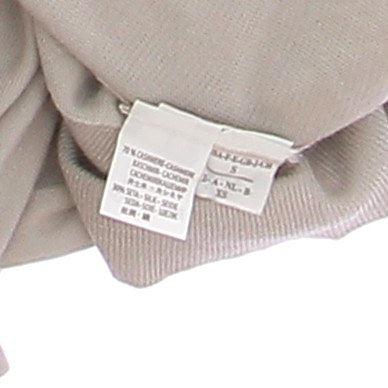 Gilet beige en cachemire et soie