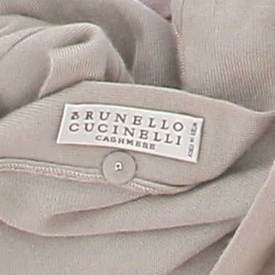 Gilet beige en cachemire et soie