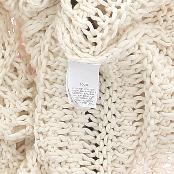 Cardigan en maille écru