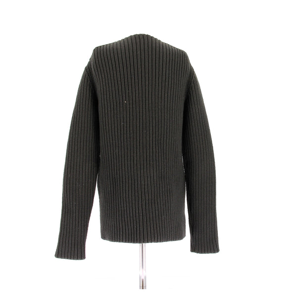 Gilet en laine kaki