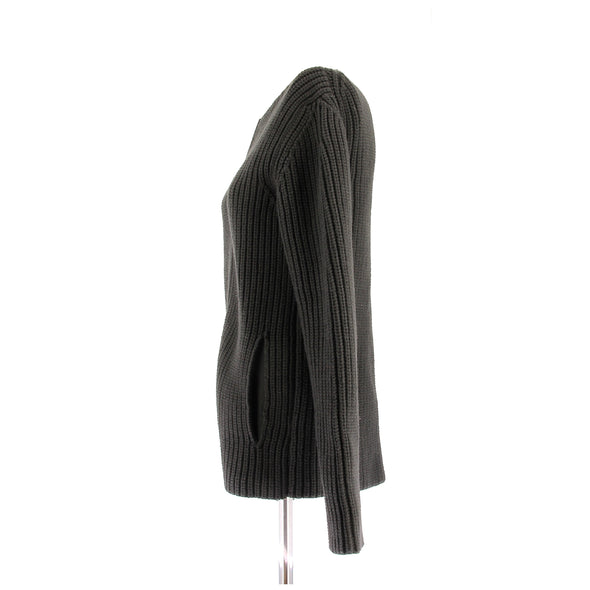 Gilet en laine kaki