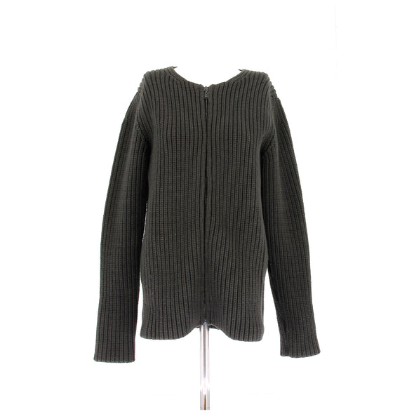 Gilet en laine kaki