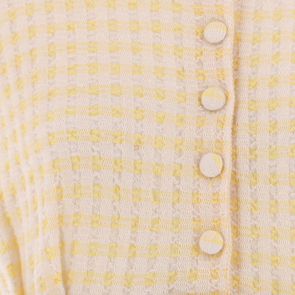 Gilet à manches courtes jaune