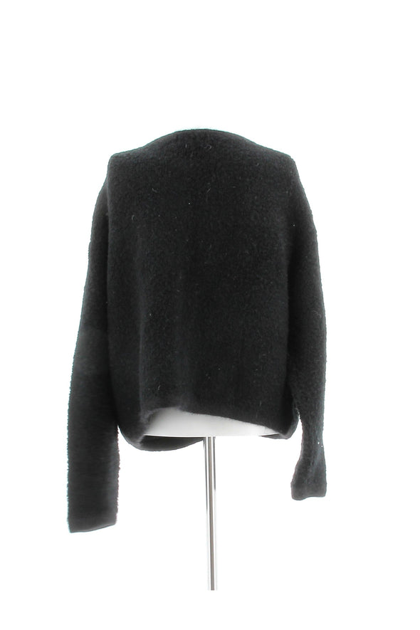 Gilet en laine noir