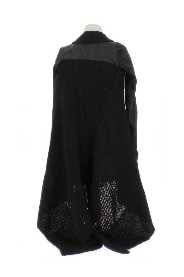 Gilet en laine noir