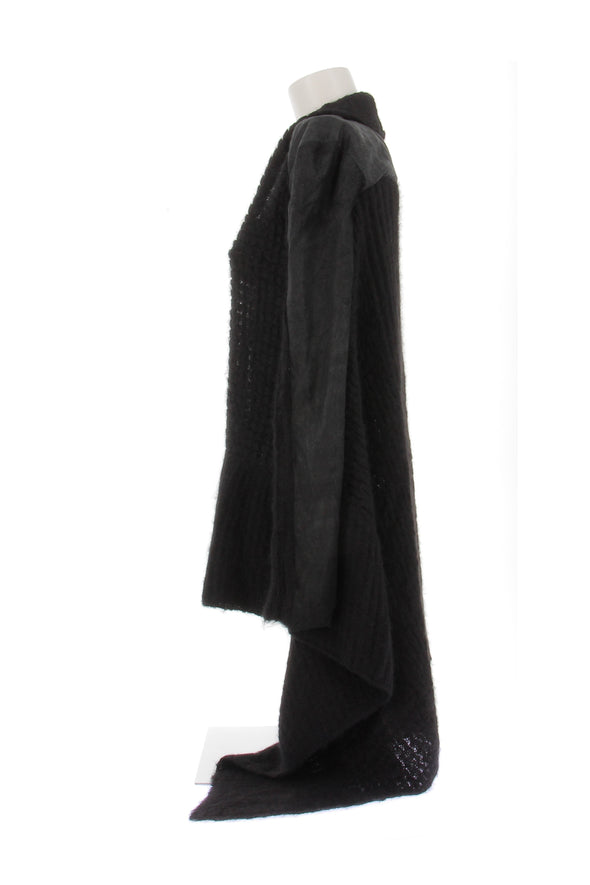 Gilet en laine noir