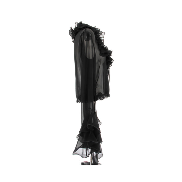 Gilet transparent noir
