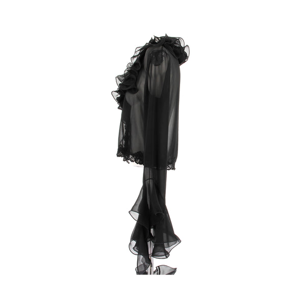 Gilet transparent noir