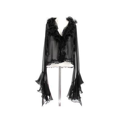 Gilet transparent noir