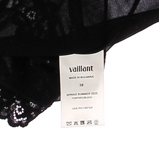 Gilet transparent noir