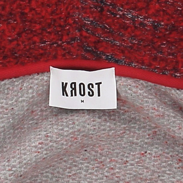 Sweat à capuche zippé rouge