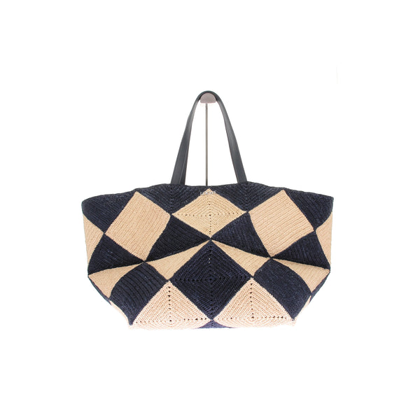 Sac Cabas en raphia "Puzzle Fold tote XXL"