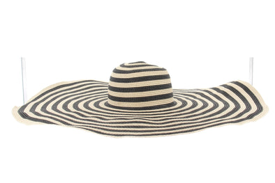 Grand chapeau rayé