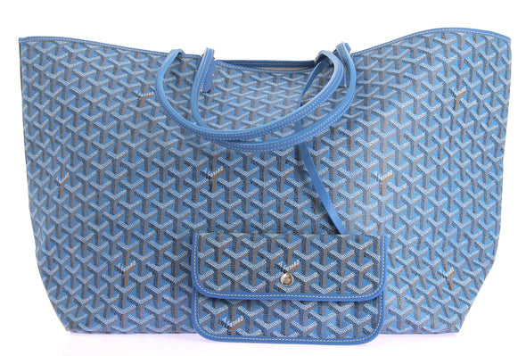 Sac cabas bleu "Saint Louis" à motifs