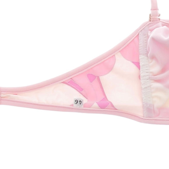 Haut de maillot de bain rose