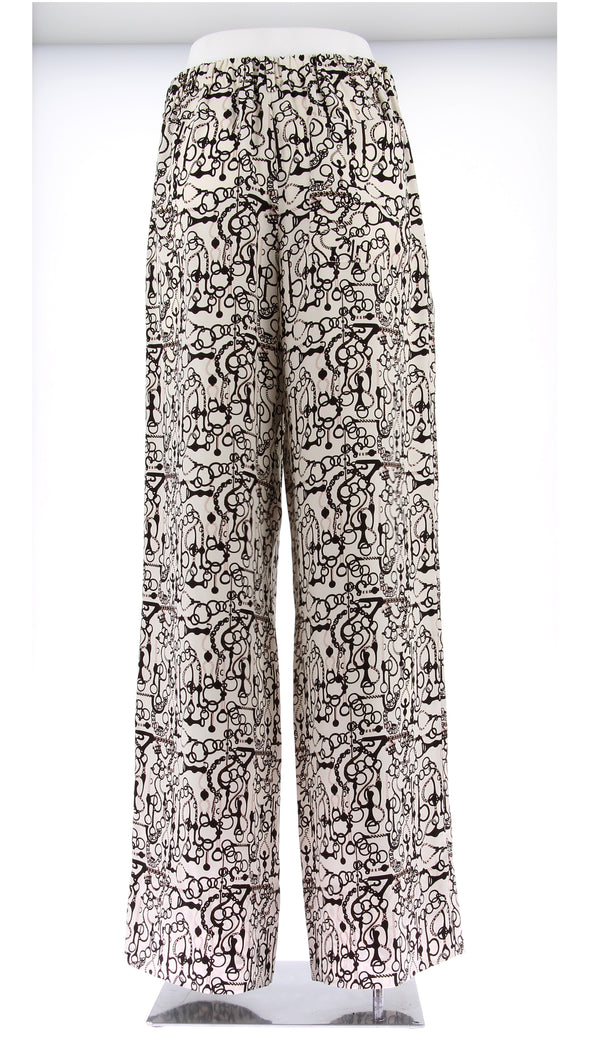 Pantalon en soie