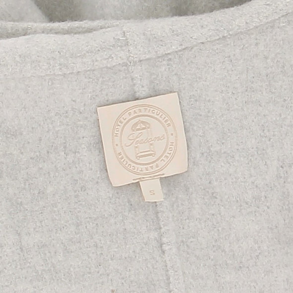Manteau en cachemire gris