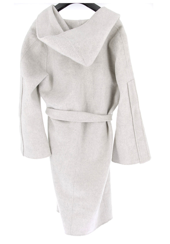 Manteau en cachemire gris