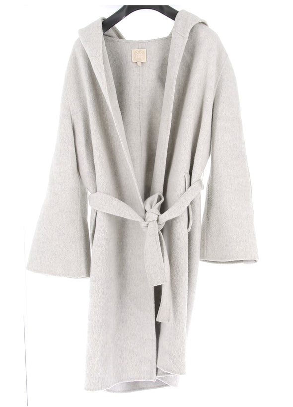 Manteau en cachemire gris