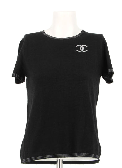 T-shirt noir avec logo