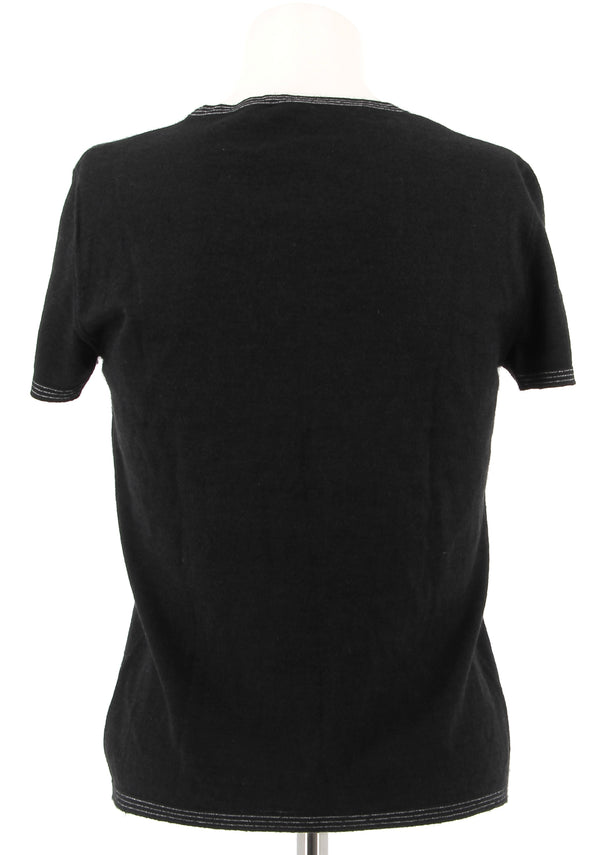 T-shirt noir avec logo