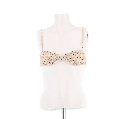 Haut de maillot de bain à pois