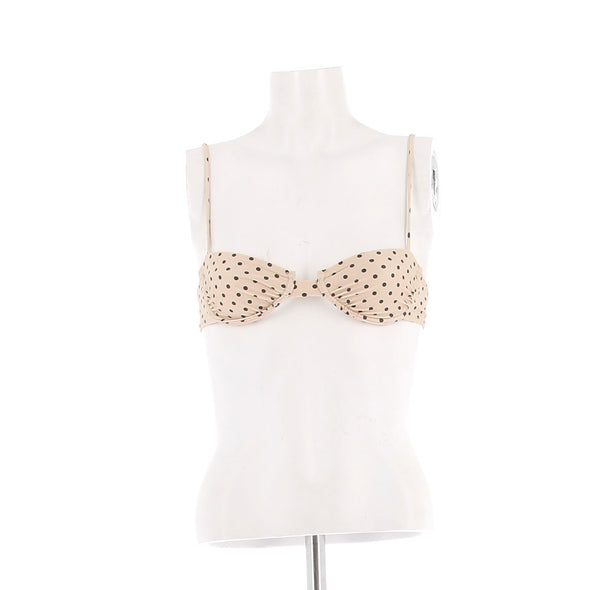 Haut de maillot de bain à pois