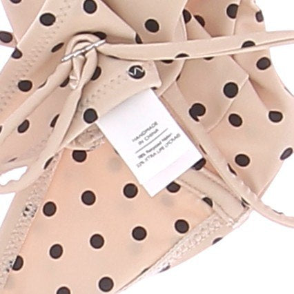 Haut de maillot de bain à pois