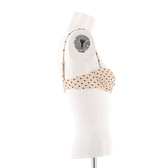 Haut de maillot de bain à pois