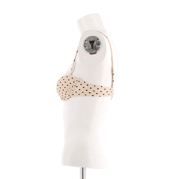 Haut de maillot de bain à pois