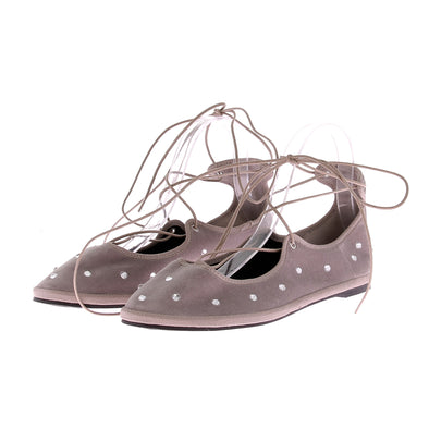 Ballerines en velours