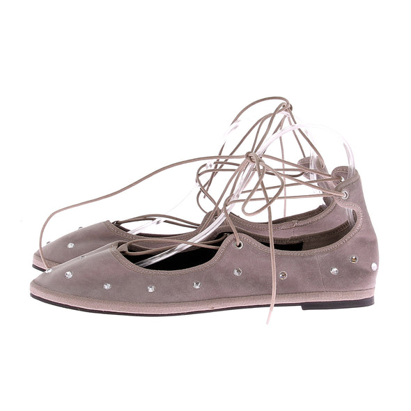 Ballerines en velours