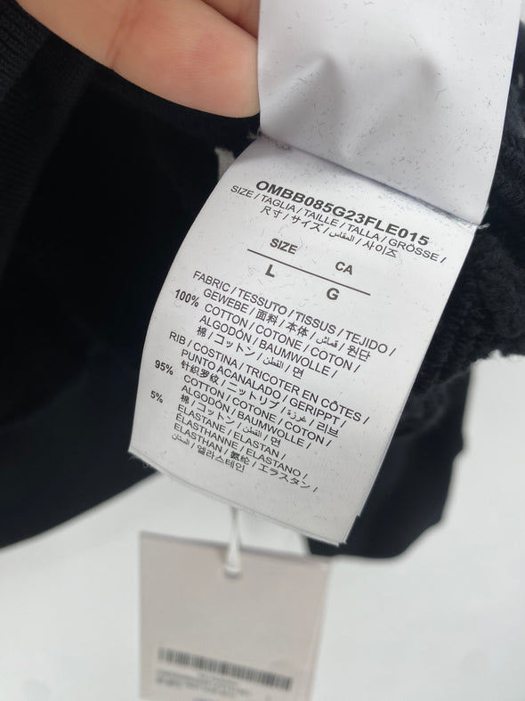 Sweatshirt noir imprimés au dos