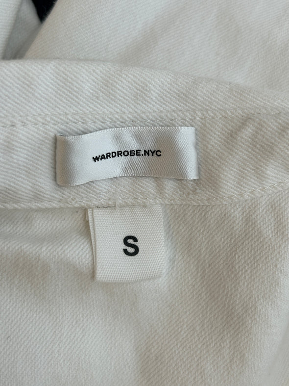 Veste en denim blanche