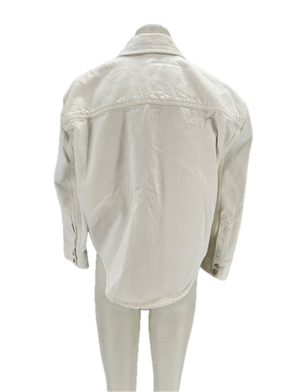 Veste en denim blanche