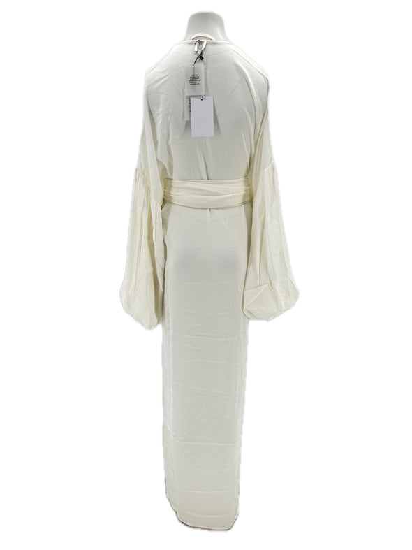 Robe en soie blanche