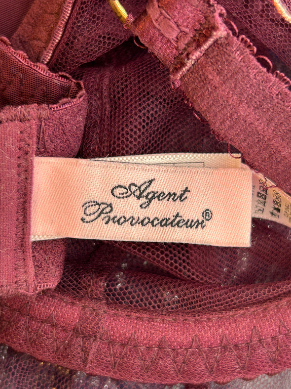 Soutien-gorge bordeaux